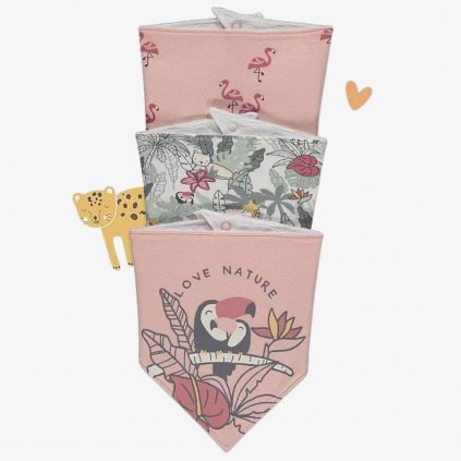 George Baby Bibs with Teether, 3 Pack