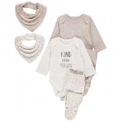 George 6 Piece Neutral Newborn Set