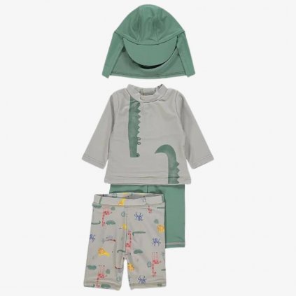George Baby Sunsafe Swim Set: Pants, Hat and Top, 4 Pack