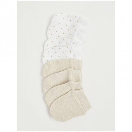 George Cotton Baby Mittens, 4 Pairs