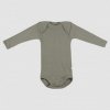 Body z Bio merino vlny Dilling, Olivovo zelené