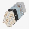 Tu Baby Long Sleeve Bodysuits, 5 Pack