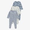 George Boys' sleepsuit with stars, 3 pieces