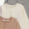 George Detský unisex spací overal s pruhmi: balenie po 3 ks