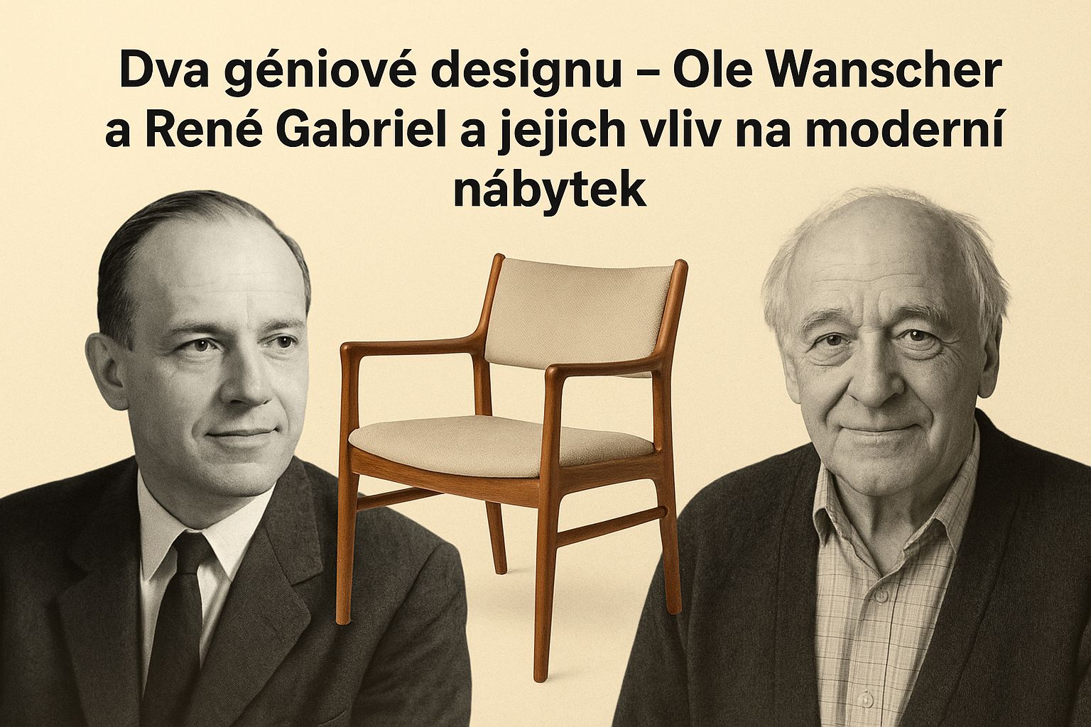 Týden 38 – Ole Wanscher a René Gabriel a jejich vliv na moderní nábytek