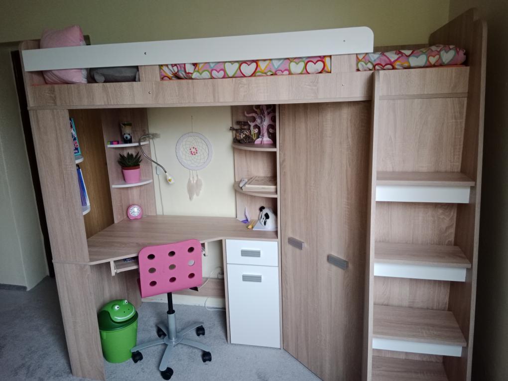 Multifunkční postel ANTRESOLA od paní Jany I.