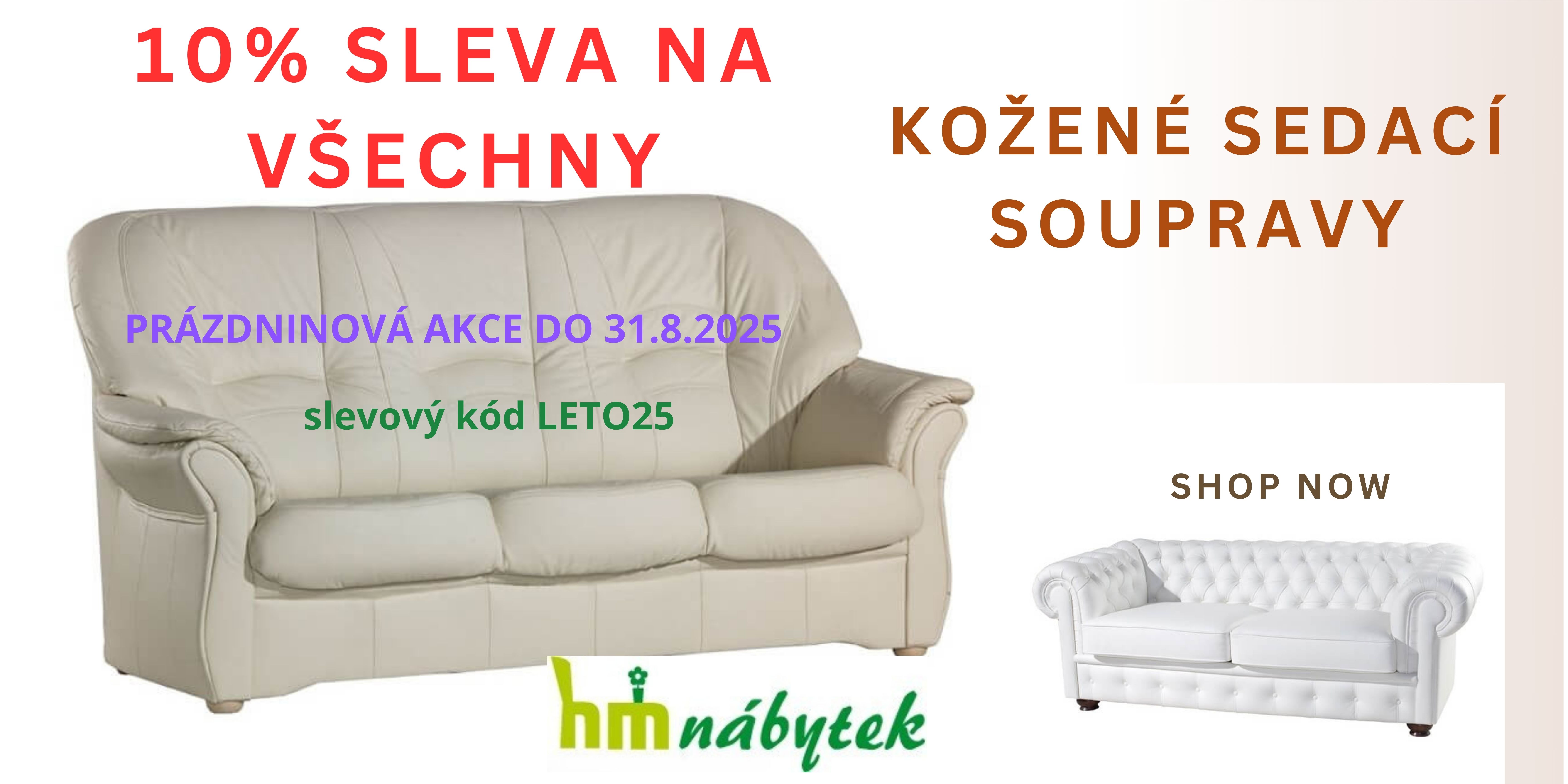 kožené sedací soupravy