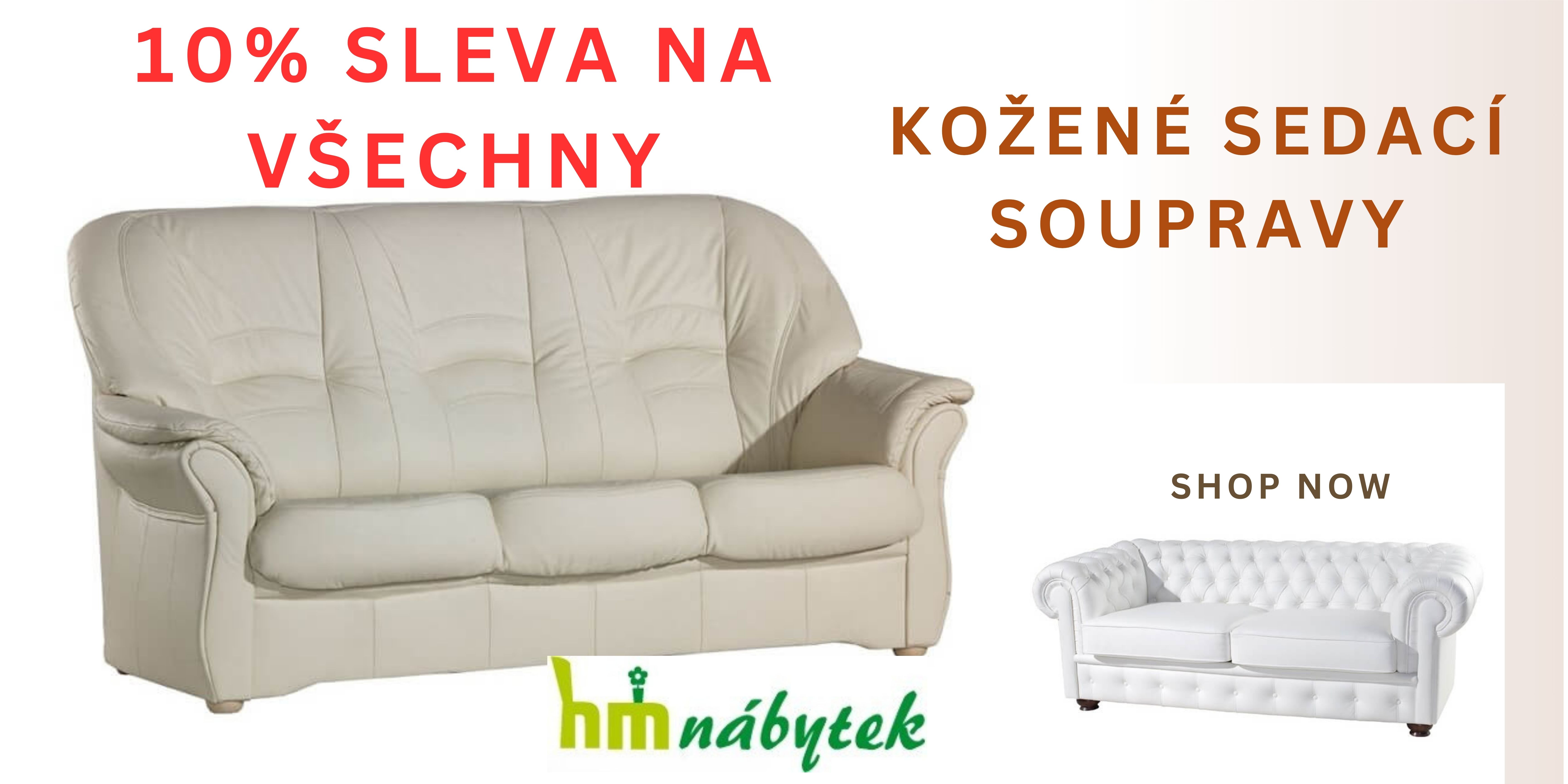 kožené sedací soupravy