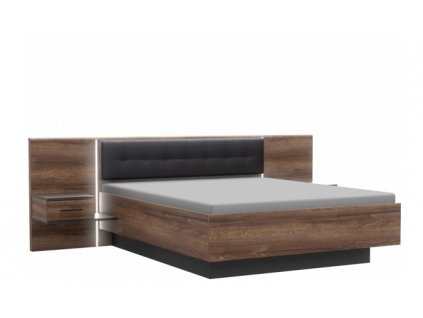 Postel + noční stolky BELLEVUE BLQL181B 180x200 cm