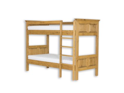 Łóżko sosnowe LK707 (Barva sosna jasny wosk, Šířka, Výška, Délka, Hmotnost 90, 170, D200, 80 kg)