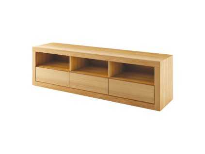 Szafka RTV dębowa RV302 (Barva dąb kakao, Šířka, Výška, Hloubka, Hmotnost 180, 50, 41, 50 kg)