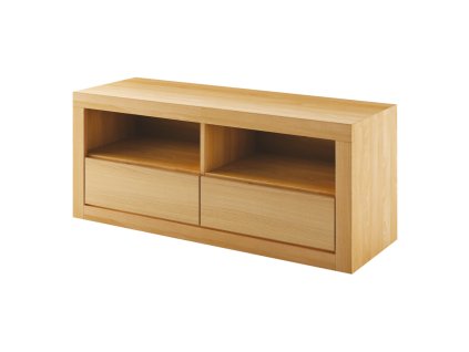 Szafka RTV dębowa RV301 (Barva dąb brendy, Šířka, Výška, Hloubka, Hmotnost 120, 50, 41, 35 kg)