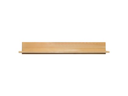 Półka sosnowa PK152 (Barva sosna dąb, Šířka, Výška, Hloubka, Hmotnost 120, 18, 25, 7 kg)