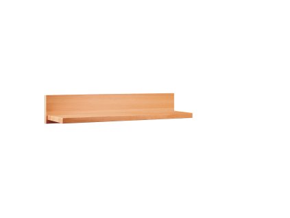 Półka dębowa PK311 (Barva dąb surowy nielakierowany, Šířka, Výška, Hloubka, Hmotnost 80, 18, 25, 9 kg)
