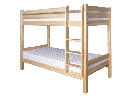 Łóżko sosnowe LK136 (Barva sosna naturalny, Šířka, Výška, Délka, Hmotnost 90, 165, D200, 54 kg)