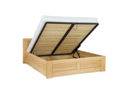Łóżko BOX bukowe LK112 BOX (Barva buk naturalny, Šířka, Délka, Hmotnost 200, D200, 152 kg)