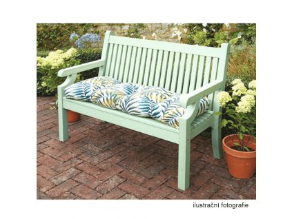 Dřevěná zahradní lavička, neo mint, 150 cm, KOLNA