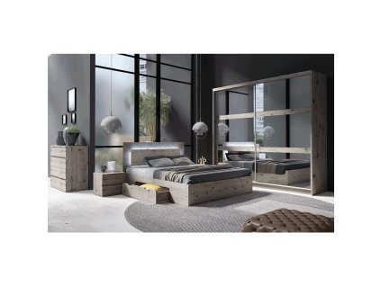 Noční stolek, 2ks, dub Welington, TOGOS