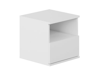 Noční stolek, bílá, DOLI