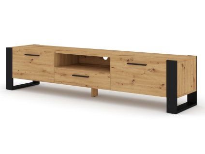 TV skříňka NUKA komoda 200 cm, dub artisan stojící