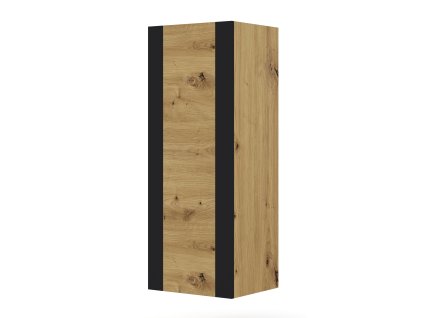 Prosklená skříň MONDI v provedení dub artisan