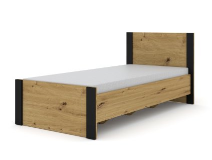 Jednolůžko MONDI 90x200 dub řemeslný