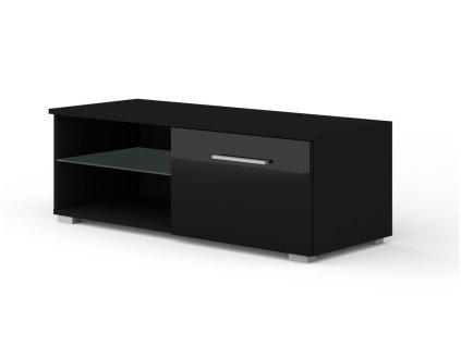 TV stolek Mona 100 cm černý lesk