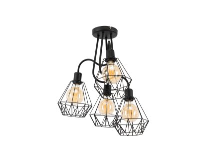 Lustr Bendinni, 606050cm 4 černý