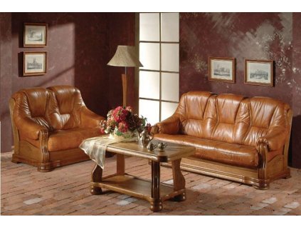 Kožená sedací souprava SONIA 3+2+1