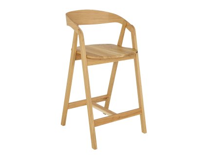 Hoker krzesło dębowe KT395 LITE (Barva dąb dark, Šířka, Výška, Hloubka, Hmotnost 56, 75/101, 59, 9 kg)