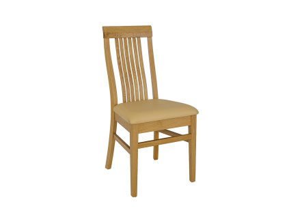 Krzesło dębowe KT379 (Barva dąb kakao, Šířka, Výška, Hloubka, Hmotnost 46, 46/97, 57, 10 kg)