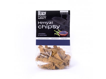 Black Food Market Hmyzí Chipsy 70 g