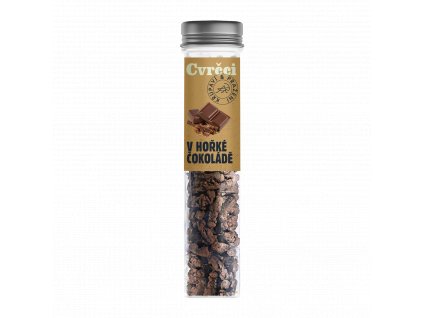 krupavi prazeni cvrcci v cokolade horka cokolada