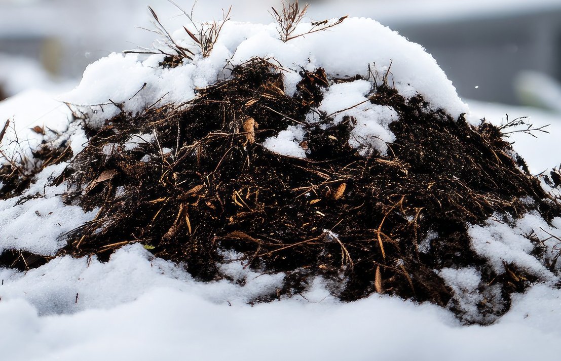 Kompostovanie v zime: Čo funguje, keď teploty klesnú pod nulu
