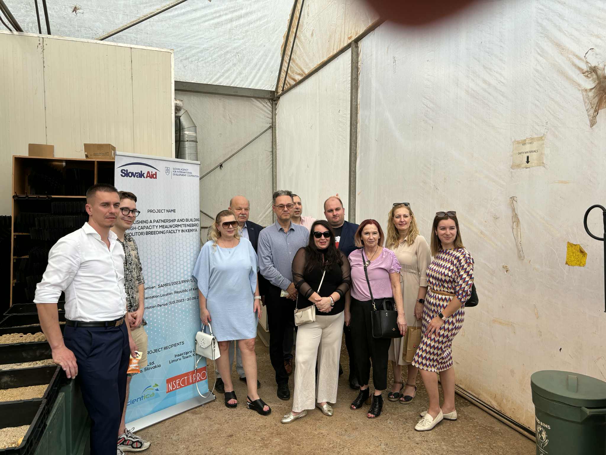 Tím Scientica a InsectiPro počas projektu