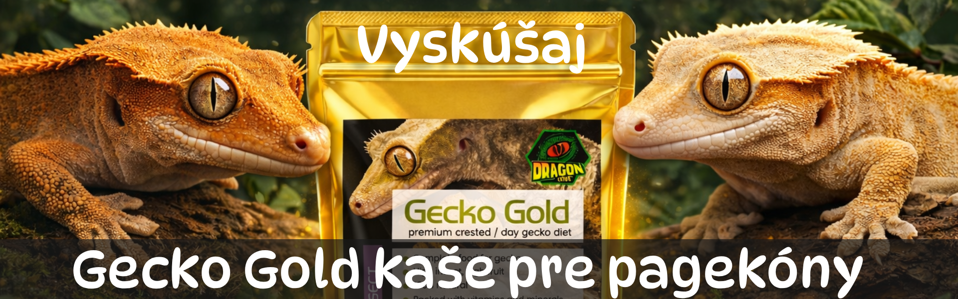 gecko gold kaša pre pagekóny