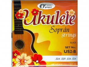 GORSTRINGS US2-B struny ukulele-Soprán/Black