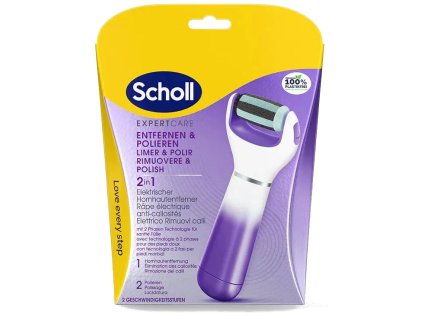 scholl elektricky pilnik na chodidla 2v1 velvet smooth electronic foot file 14994078125208