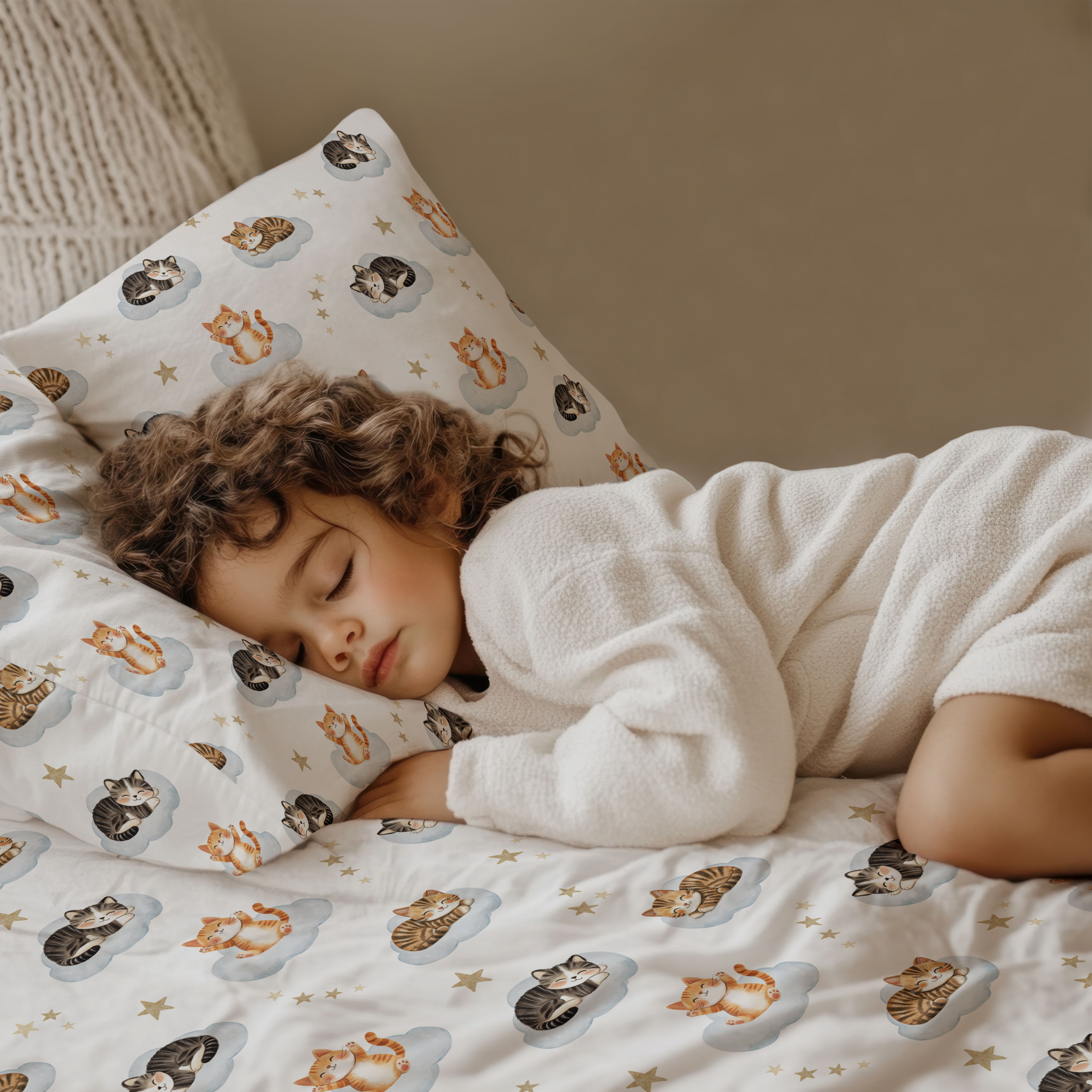 Povlečení Kočičky na obláčku