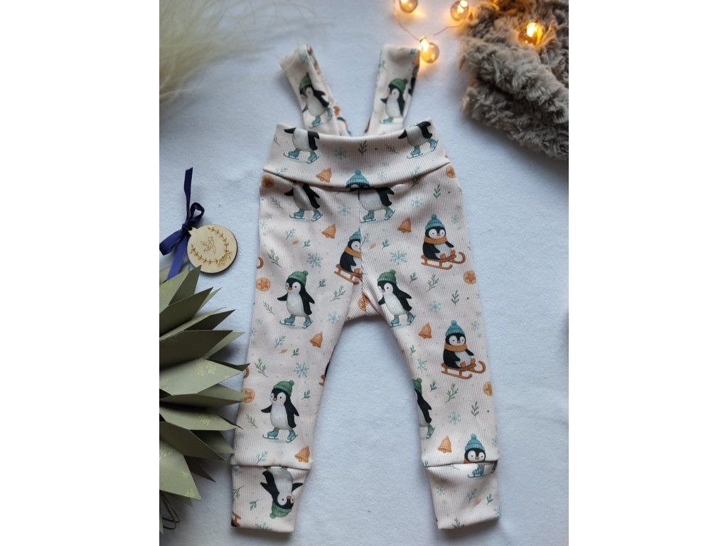 Trakáčky tučňák - vel. 68