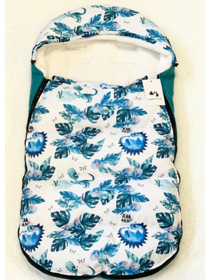 zimni fusak do kocarku dinosauri