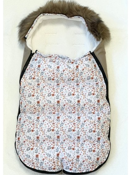 zimni fusak pro miminko drobne kyticky