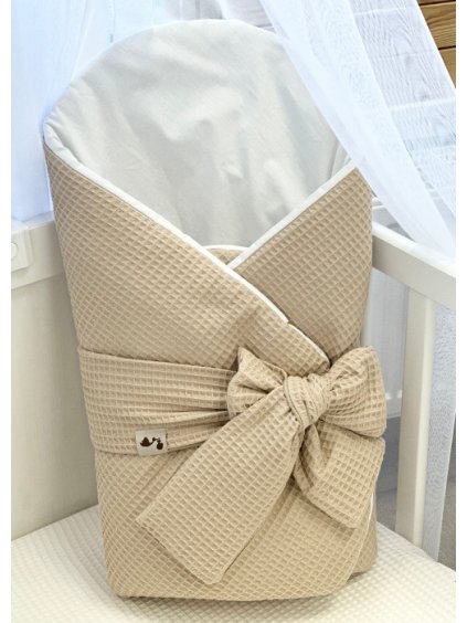 zavinovacka pro miminko bezova vafle