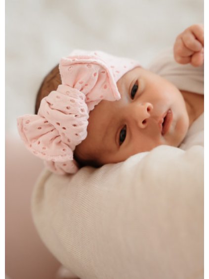 celenka pro miminko ruzova