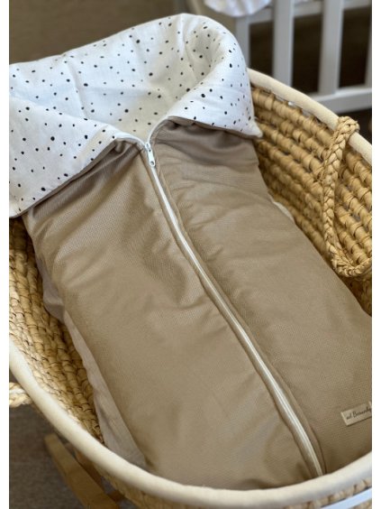 fusak prechodovy bezovy s puntikem