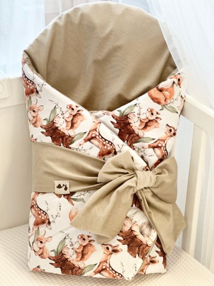 zavinovacka bezova s lesnimi zviratky