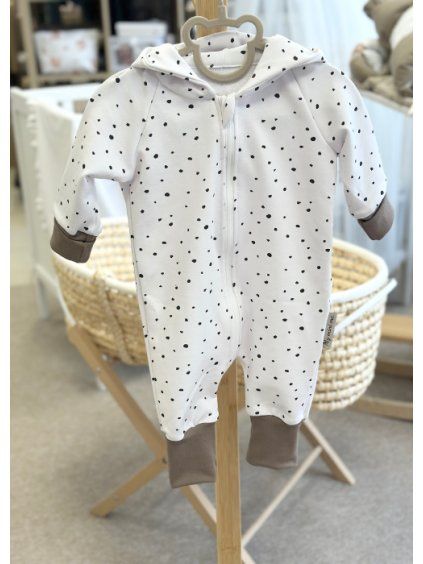 overal pro miminko cerny puntik