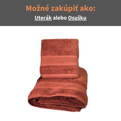 Froté uterák a osuška Škoricová