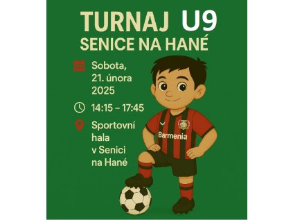 Turnaj U9 – Senice na Hané (21. 02. 2026, 14:15-17:45