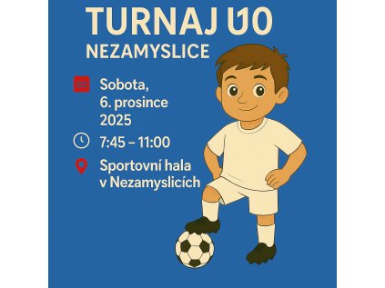 Turnaj U10 – Nezamyslice (6.12.2025, 7:45-11:00)